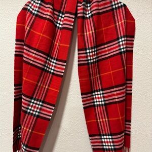 Red Plaid Scarf
